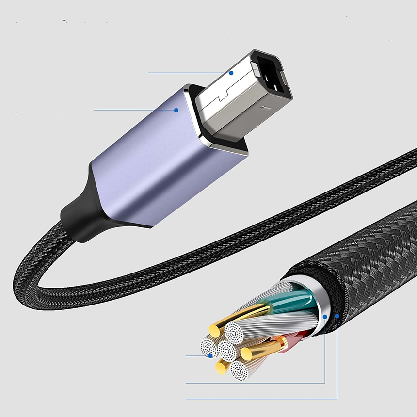 옵토프로 USB C타입 to B 복합기 프린터 케이블 1M 상품 이미지