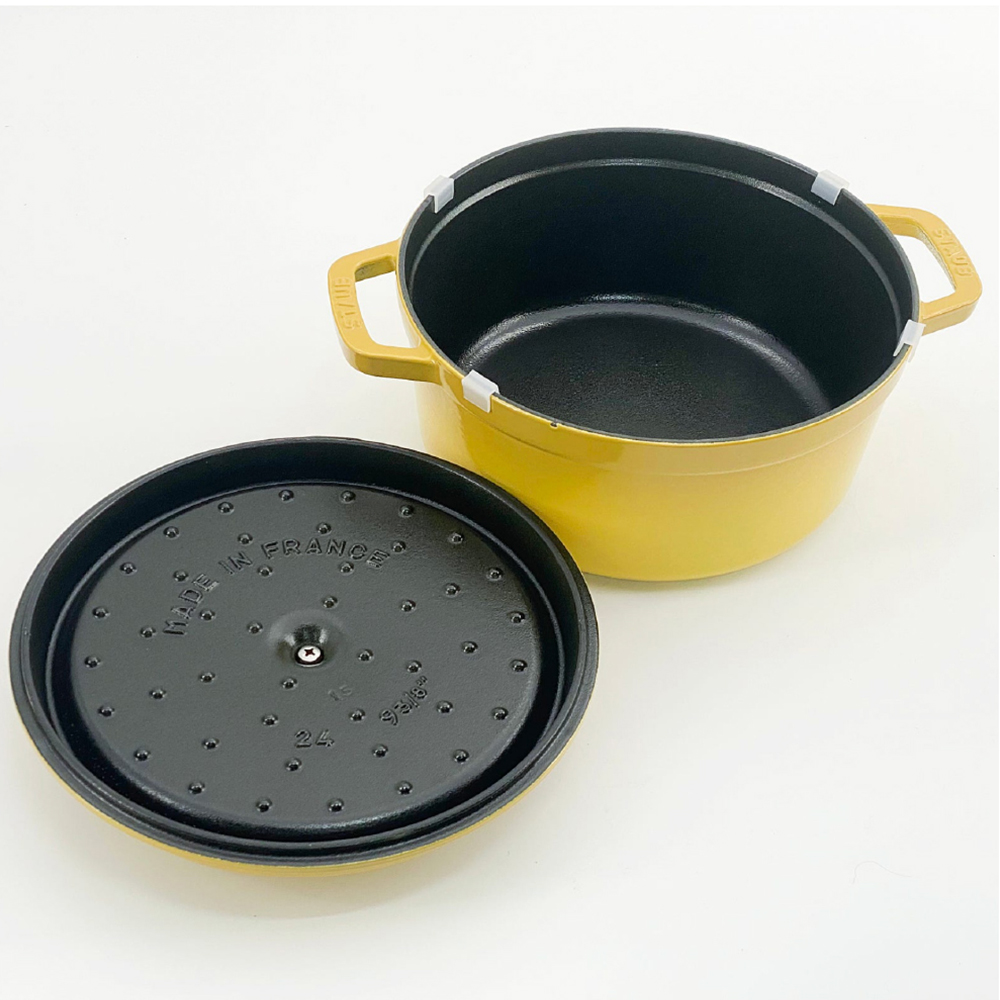 스타우브 STAUB 원형 꼬꼬떼 24cm, 시트론 110924122-B 프랑스 B품 - 상세 이미지 3