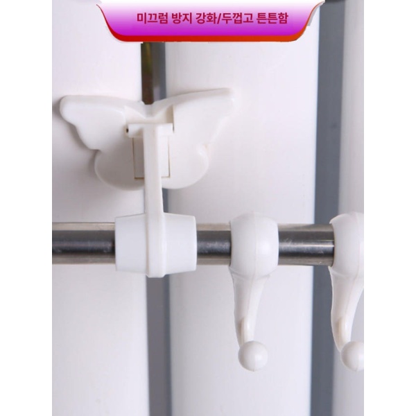 튼튼한 행사용 자바라 다리 간이 가판대 지지대 선반 다용도 단일봉 후크 4개 포함 단일봉 40cm 후크 4개 포함 - 상세 이미지 4