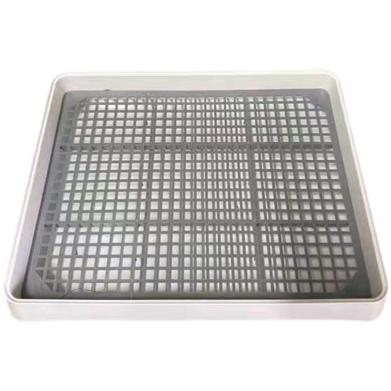 토끼 화장실 대형 가정용 케이지 기니피그 사각 배변판 소형 메쉬 1cm 31x38.5x6.5 - 상세 이미지 5