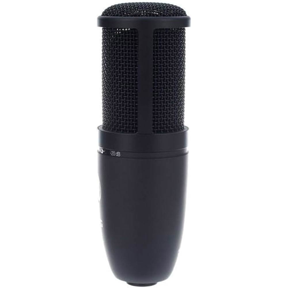 AKG Pro 오디오 P120 - 깨끗한 보컬과 악기를 위한 합리적인 가격의 2/3인치 다이어프램 콘덴서 마이크. 스튜디오 녹음 또는 라이브. XLR 커넥터. 블랙 P120 - 상세 이미지 3