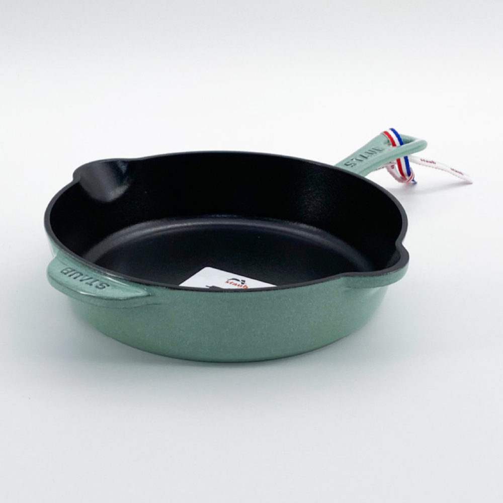 스타우브 STAUB 트레디셔널 프라이팬 22cm 세이지그린 1232922115-B 프랑스B품 - 상세 이미지 2
