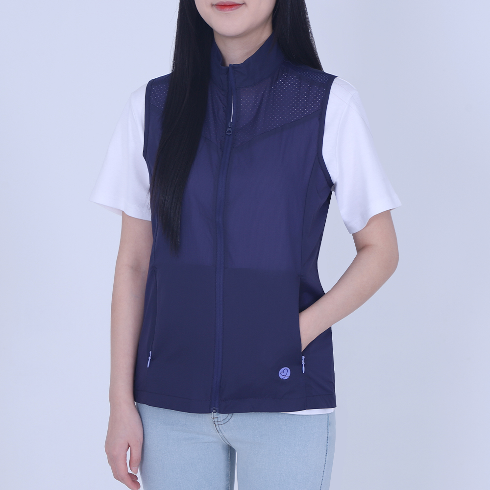 여성 봄 여름 바스락조끼 바람막이 아노락 예쁜 베스트 이미지 4
