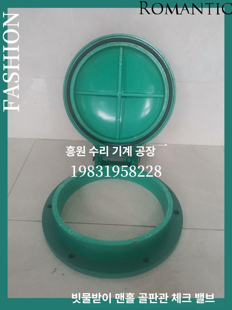 배수로 체크 밸브 주름관 삽입식 역류방지 커버 플랩 100mm dn100 밸브 - 상세 이미지 3