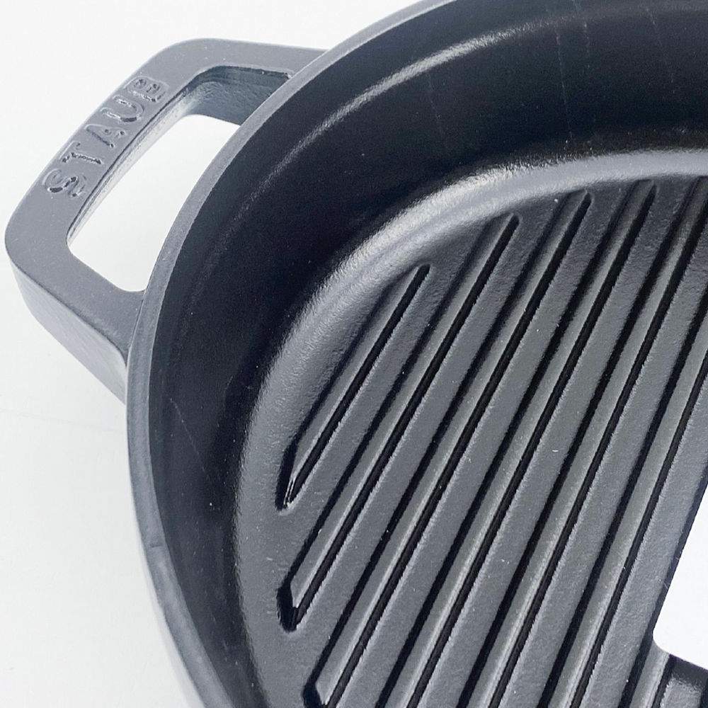 스타우브 STAUB 그릴팬 높은형 24cm 블랙 145492423-B 프랑스 B품 - 상세 이미지 3
