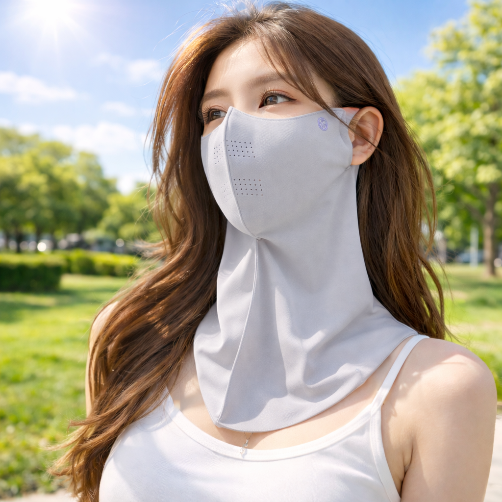[1+1] 3D 쿨링 마스크 여름 스포츠 골프 러닝 자외선차단 자전거 마스크 - 상세 이미지 2