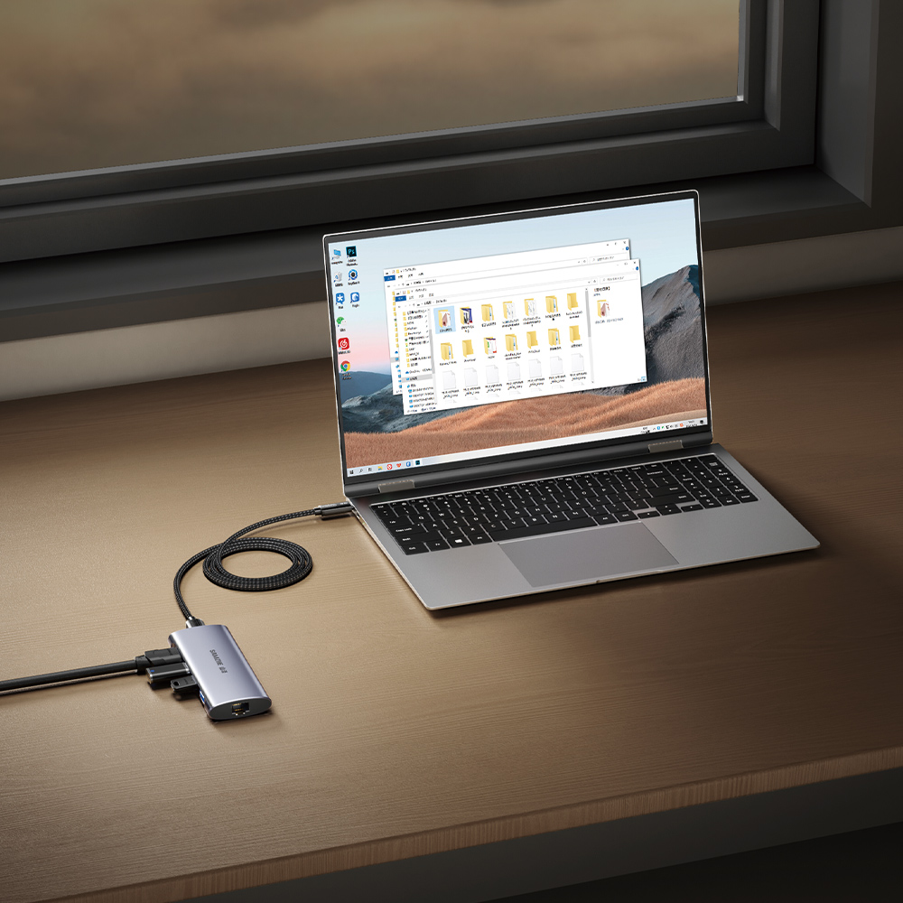 삼지 SAMZHE 80Gbps 240W 16K USB4 C타입 케이블 0.5m, 1개 - 상세 이미지 5