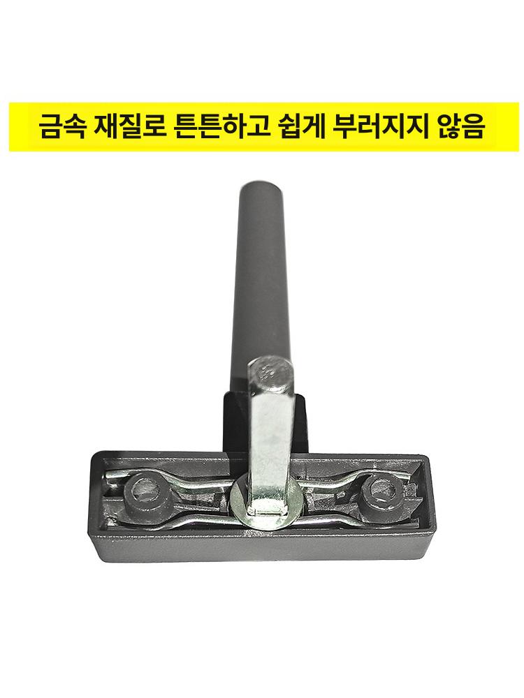 폴딩도어 접이식 슬라이딩 고리 도어 부속 교체 핸들 진회색 왼손잡이 - 상세 이미지 5
