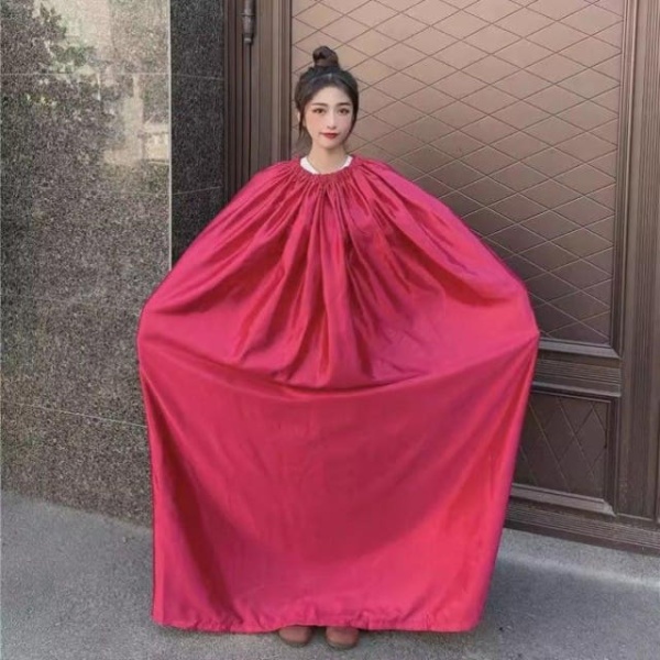 프리미엄 가정용 커피 컬러 족욕복 땀복 목욕 전신커버 반신욕 가운 120cm 커피 컬러 120cm - 상세 이미지 3