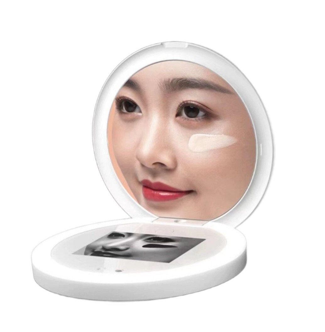 미러 자외선카메라 렌즈 uv 메이크업 차단확인 선크림 펄 제거 화장 테스트 감지 - 상품 이미지