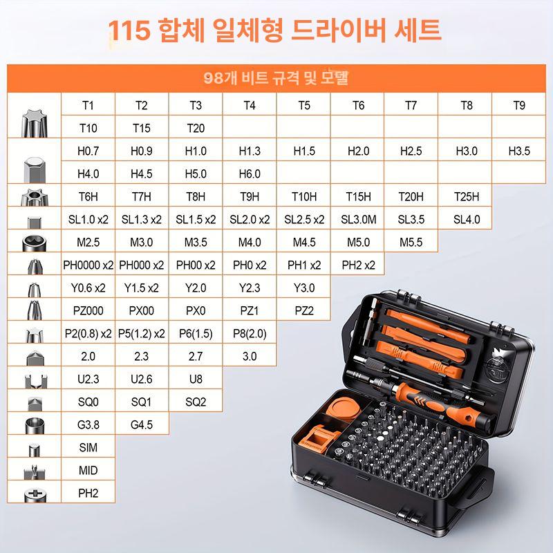 강력 자석 고경도 나사 정밀 부품 수리 다크나이트퍼플 - 상세 이미지 2