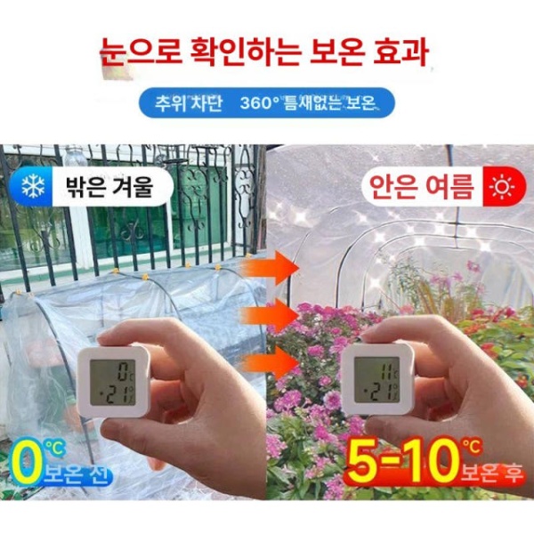 실속형 미니 비닐하우스 콤보 프레스버클포함 소형 원예용 온실장 조립식 간이 온실 150 50x55cm 콤보 100 50x55cm 프레스버클포함 - 상세 이미지 5