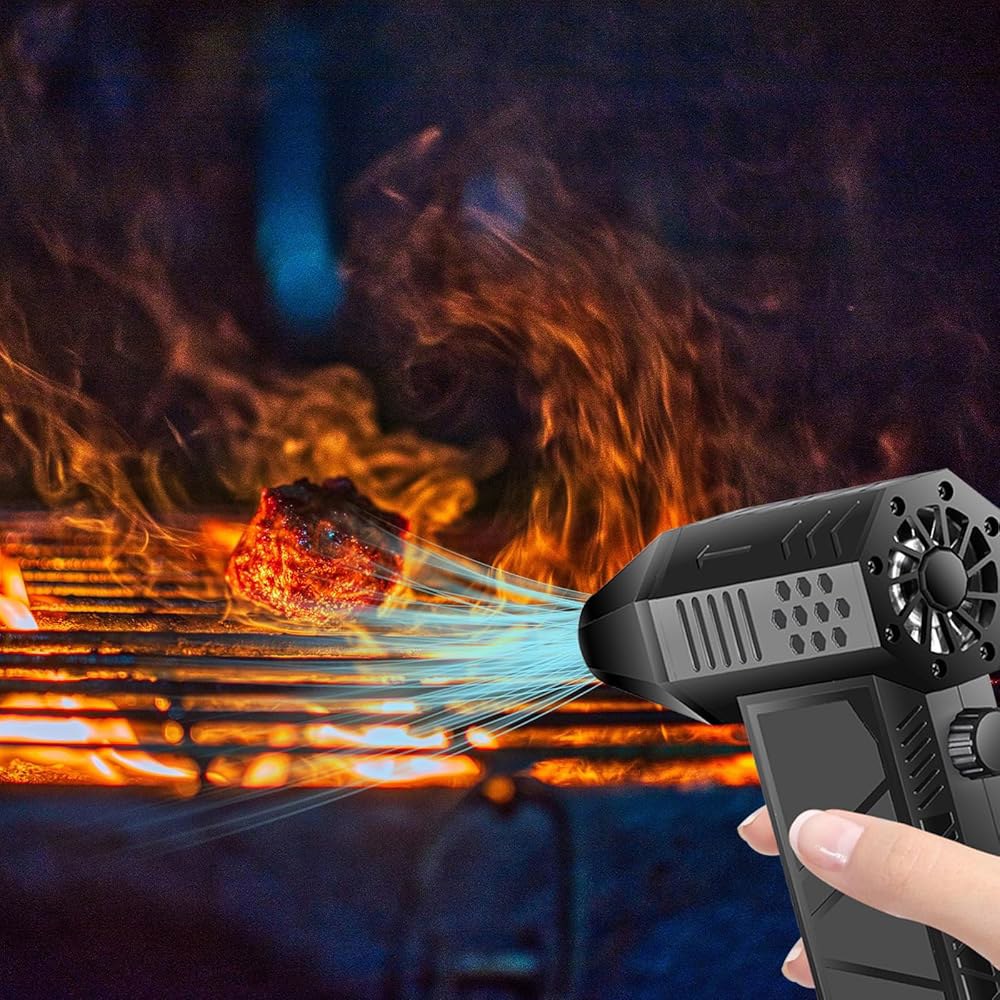 압축 공기 먼지기 130000RPM 전기 조절식 송풍기, 키보드, PC, 자동차, 에어 베드 실외 및 가정 청소용 무선 터보 팬 건조기 충전식 제트 드라이 송풍기 - 상세 이미지 2