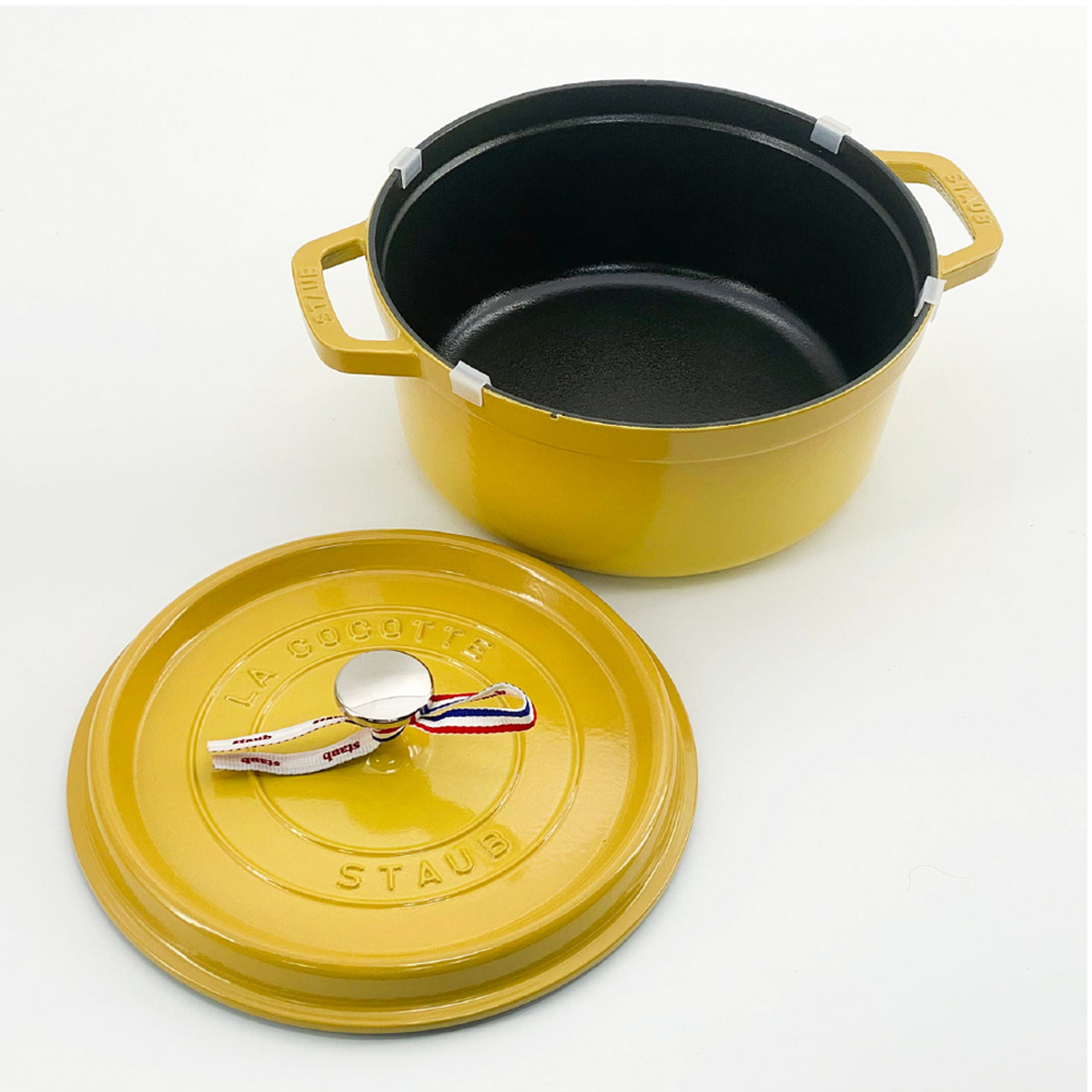 스타우브 STAUB 원형 꼬꼬떼 24cm, 시트론 110924122-B 프랑스 B품 - 상세 이미지 2