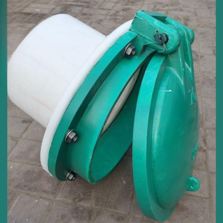 배수로 체크 밸브 주름관 삽입식 역류방지 커버 플랩 100mm dn100 밸브 - 상품 이미지