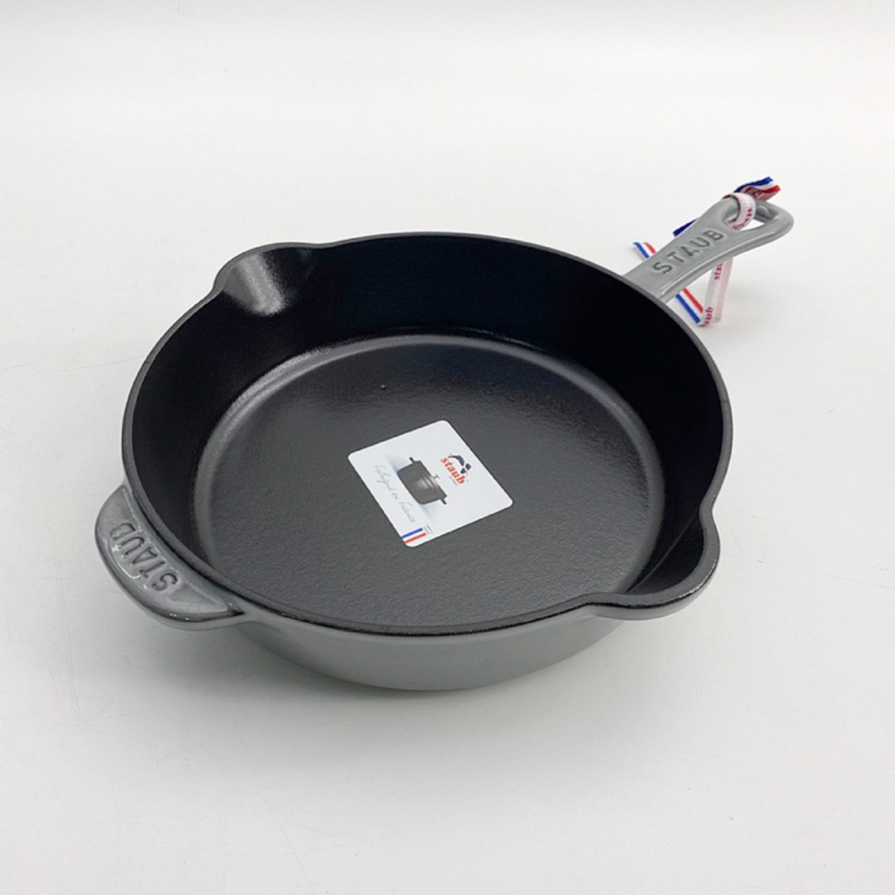 스타우브 STAUB 트레디셔널 프라이팬 22cm 그레이 123292218-B 프랑스 B품 - 상세 이미지 2