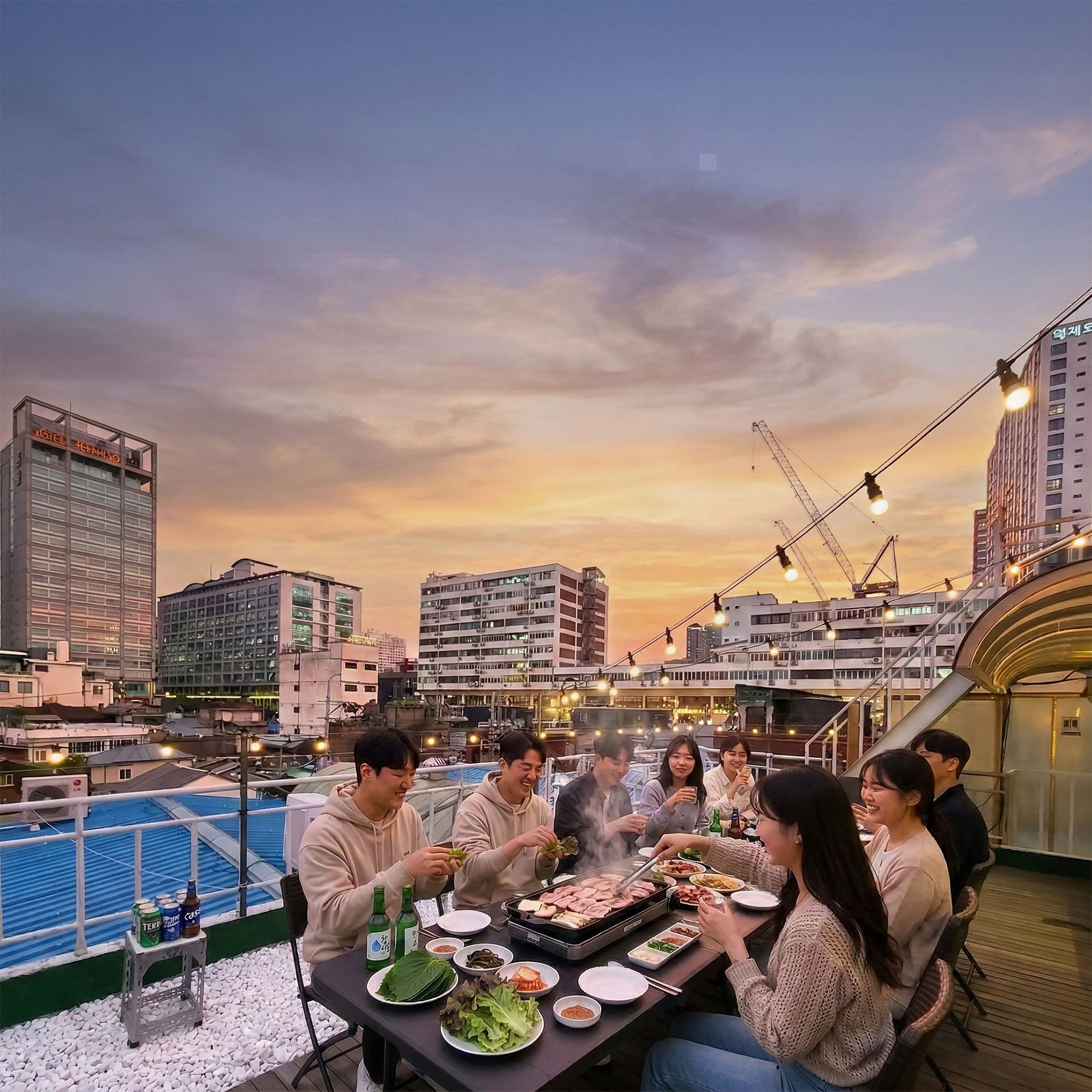 대형 서울 을지로 파티룸 홍대 바베큐 루프탑 신년회 워크샵 단체 대관 노래방 잠실 강남