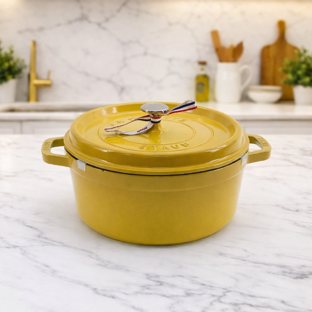 스타우브  STAUB 원형 꼬꼬떼 24cm, 시트론 110924122-B 프랑스 B품 - 상품 이미지