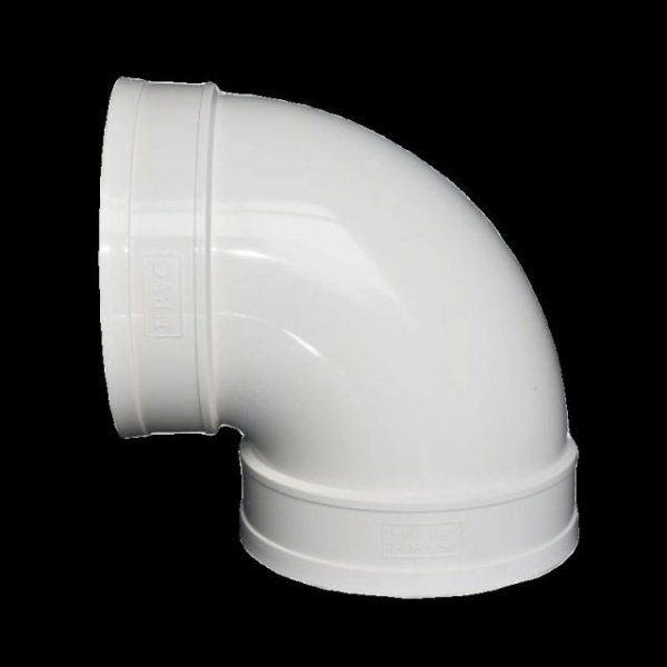 튼튼한 빗물 배수관 엘보 PVC 우수관 연결관 파이프 홈통 주름관 50mm 엘보 50mm - 상품 이미지