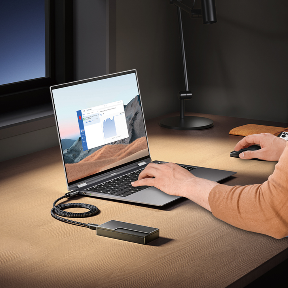 삼지 SAMZHE 80Gbps 240W 16K USB4 C타입 케이블 0.5m, 1개 - 상세 이미지 4