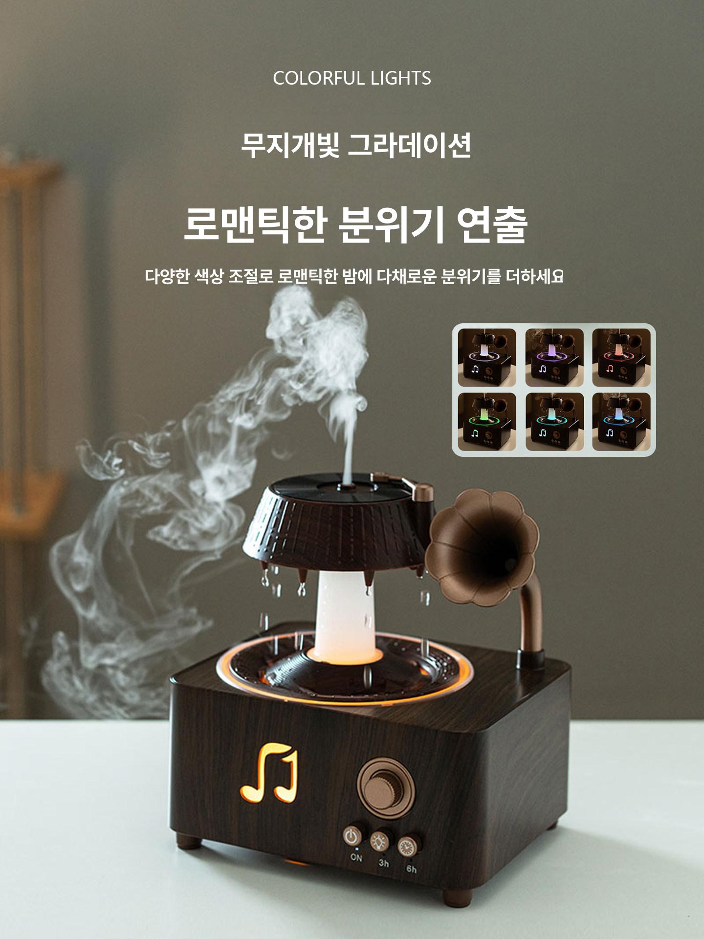 축음기 장식품 레트로 인테리어 소품 뮤직박스 레코드판 스탠다드 1병 - 상세 이미지 3
