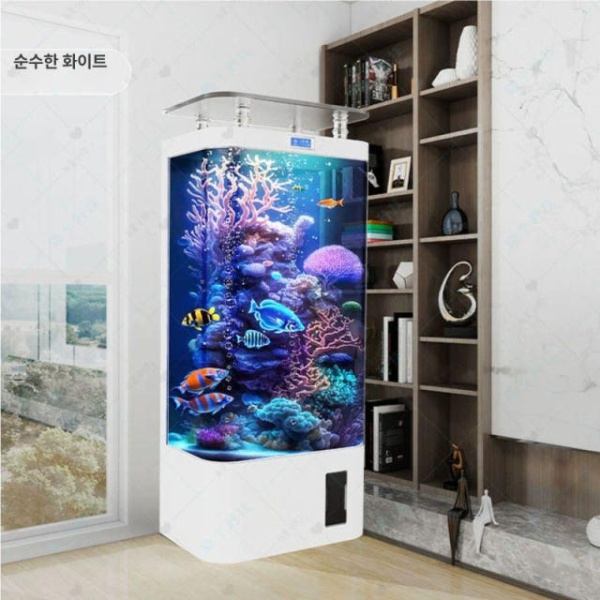 프리미엄 수직 대형 필터 거실 인테리어 조형물 수조 하수 세로형 60cm 블랙 40cm 블랙 - 상세 이미지 2