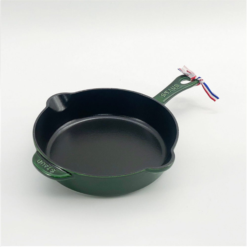 스타우브 STAUB 트레디셔널 프라이팬 22cm 바질그린 123292285-B 프랑스 B품 이미지 7