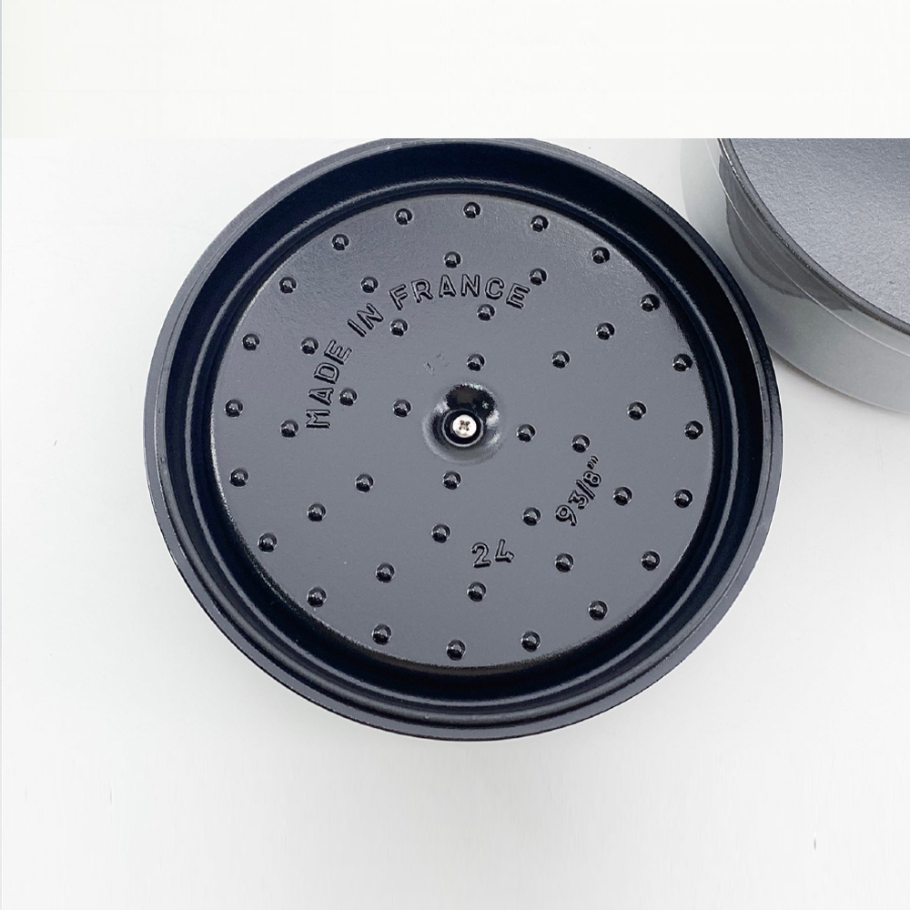 스타우브 STAUB 원형 꼬꼬떼 24cm 그레이 11092418-B 프랑스 B품 이미지 6