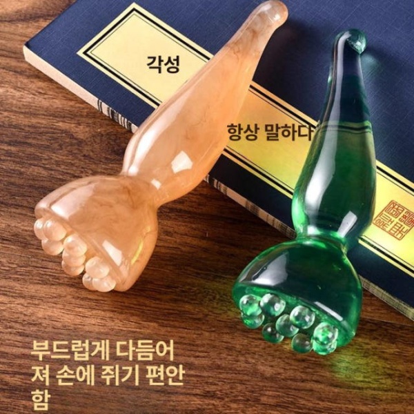 프리미엄 바디 마사지기 괄사 연꽃 경락 안마 그린 씨방 힐링 등 연꽃 씨방 마사지 - 상세 이미지 4