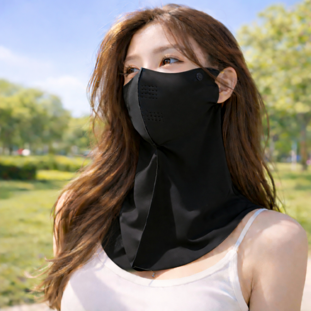 [1+1] 3D 쿨링 마스크 여름 스포츠 골프 러닝 자외선차단 자전거 마스크 - 상세 이미지 4