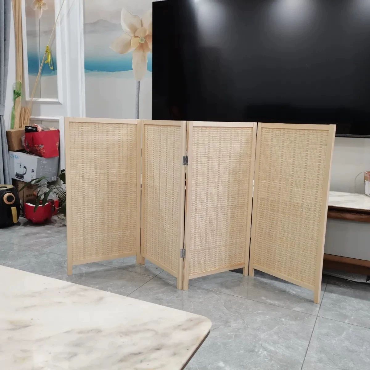 접이식 파티션 공간분리 가림막 원룸 가벽 사무실 낮은 80cm 높이 40cm 폭 4장 세트 - 상품 이미지