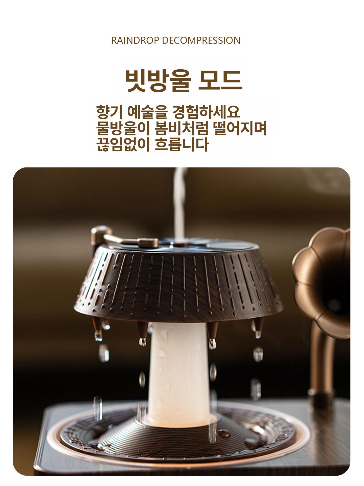 축음기 장식품 레트로 인테리어 소품 뮤직박스 레코드판 스탠다드 1병 - 상세 이미지 2