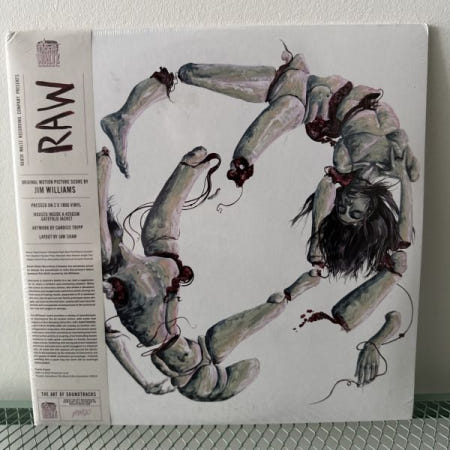UnKnown [해외](수입 LP) Raw (Original Soundtrack) by Jim Williams 180 Gram 2xLP 2017