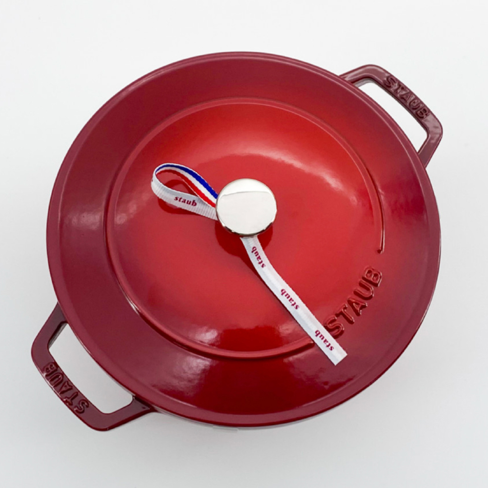 스타우브 STAUB 원형 꼬꼬떼 24cm 깊은형 체리 145092406-B 프랑스 B품 - 상세 이미지 3