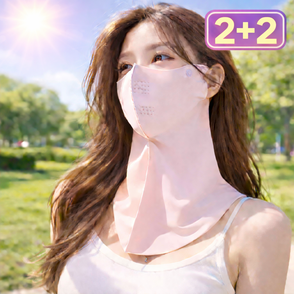 [2+2] 3D 쿨링 마스크 여름 스포츠 골프 러닝 자외선차단 자전거 마스크 - 상품 이미지