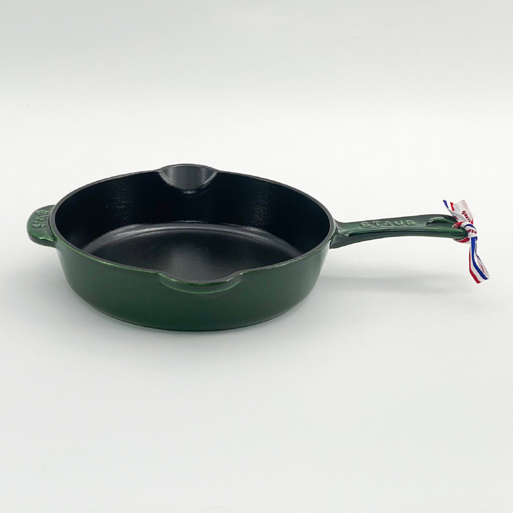 스타우브 STAUB 트레디셔널 프라이팬 22cm 바질그린 123292285-B 프랑스 B품 - 상세 이미지 5