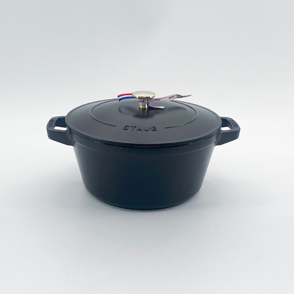 스타우브 STAUB 원형 꼬꼬떼 24cm 깊은형 블랙 145092423-B 프랑스 B품 - 상세 이미지 2