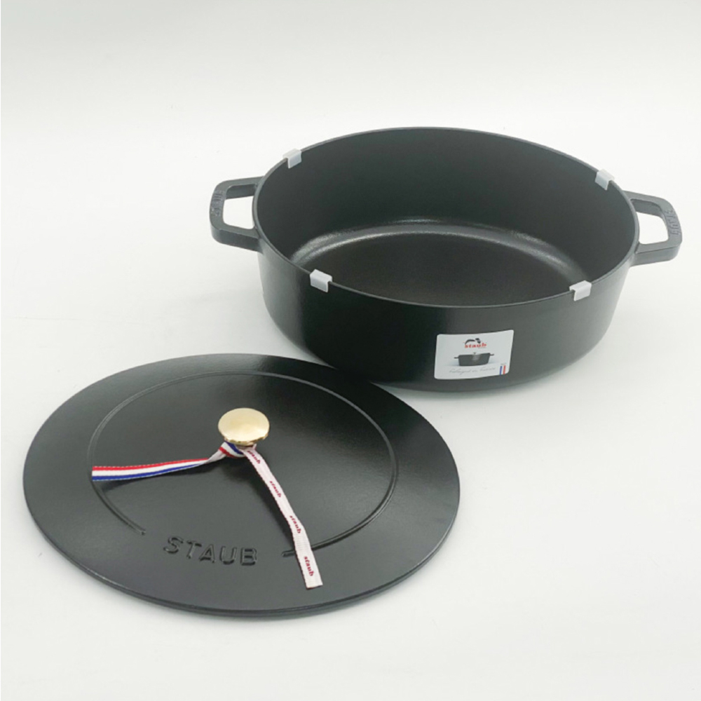 스타우브 STAUB 타원형 아시아볼 31cm 블랙 164093123-B 프랑스 B품 - 상세 이미지 4