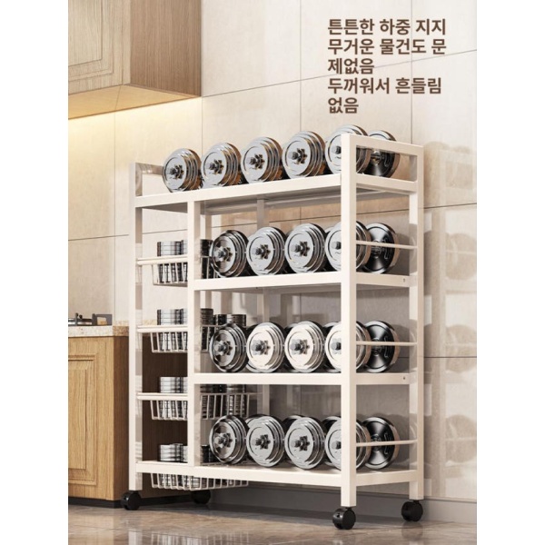 만능 철제 걸이형 선반 길이조절 다용도 무타공 틈새 수납 화이트 80 x 32x135cm 장바구니 추가 시 우선 배송 확장형 40cm 60cm 6개 장바구니 추가 시 우선 배송 - 상세 이미지 3