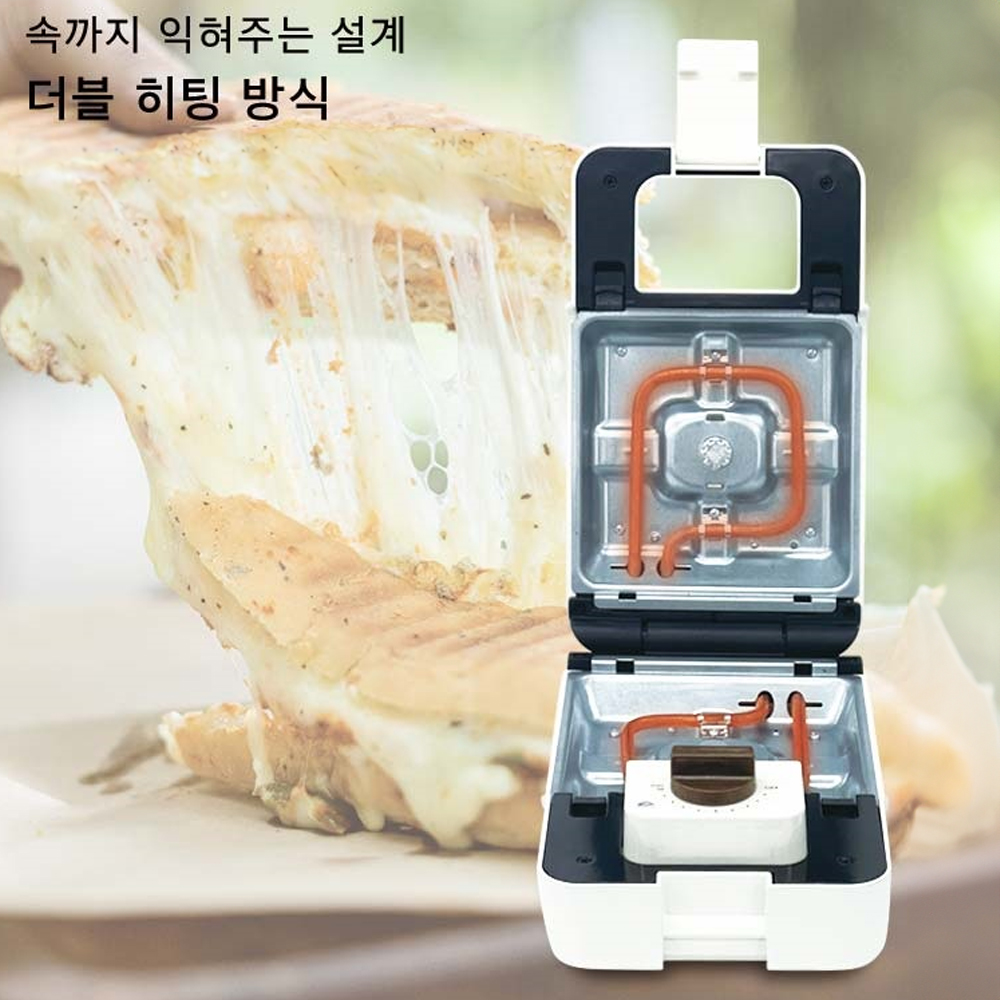 키친아트 로리 타임 스낵 와플 제조기 메이커 3in1 와플 + 붕어빵 + 샌드위치 플레이트 - 상세 이미지 2