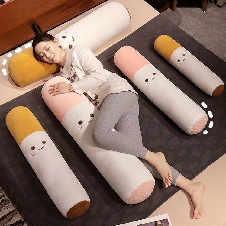 담배 모형 귀여운 선물 쿠션 금연 인형 베개 안고자는 - 상품 이미지