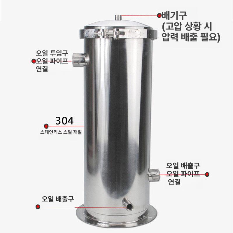 백필터 상압 수조용 녹물 제거 스텐 필터 산업용 불순물 219 일반 1인치 1.2인치 스틸 필터 - 상세 이미지 5