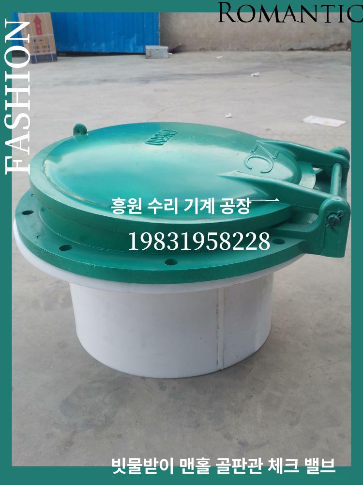배수로 체크 밸브 주름관 삽입식 역류방지 커버 플랩 100mm dn100 밸브 - 상세 이미지 2