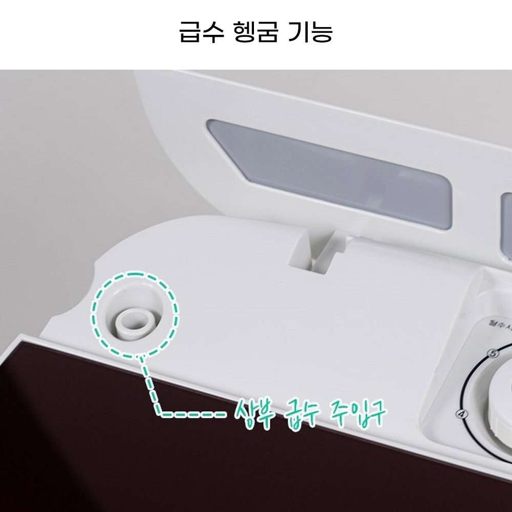 신일 고속 스테인레스 탈수기 6.5kg 타이머 탈수조 헹굼기능 - 상세 이미지 3