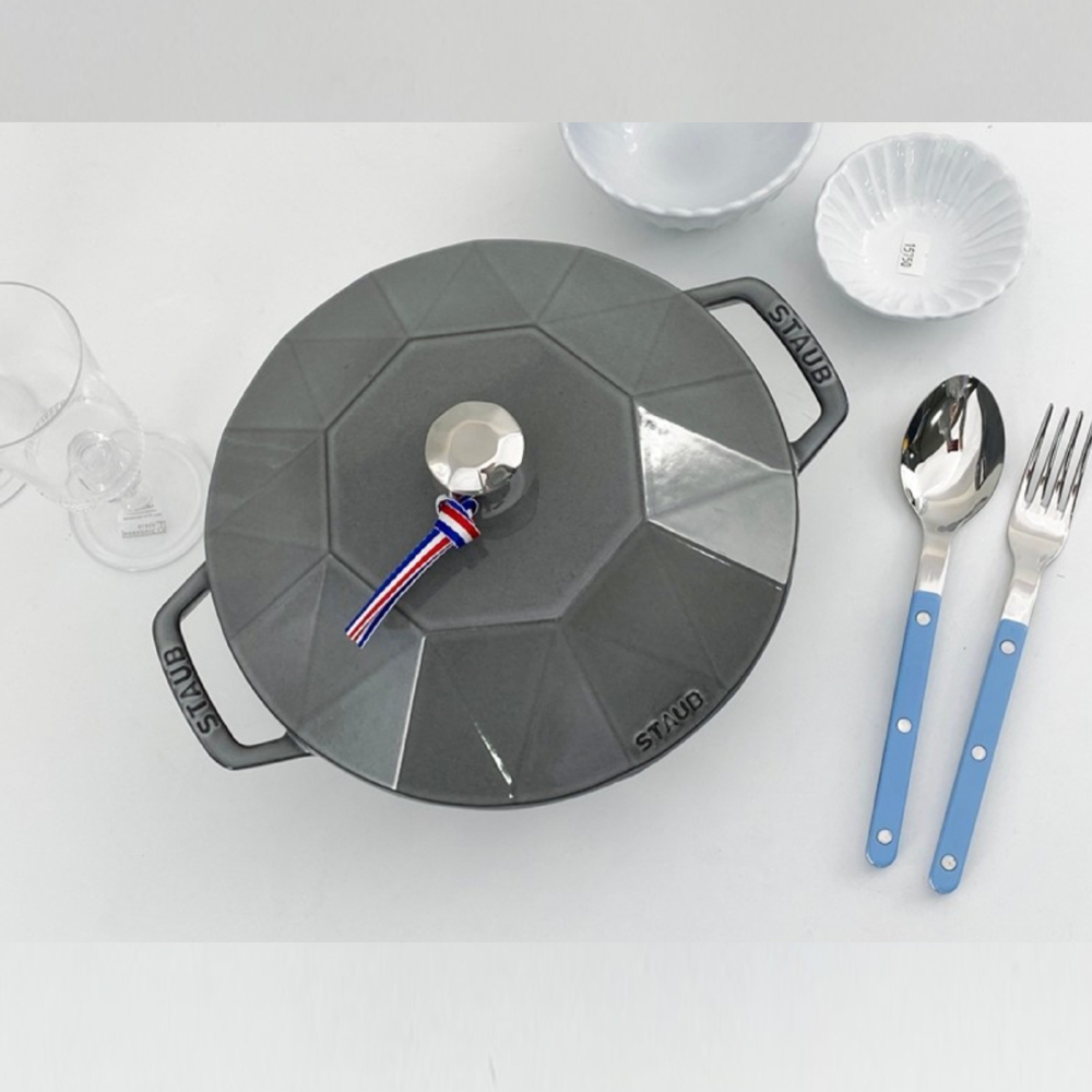 스타우브 STAUB 다이아몬드 꼬꼬떼 22cm 그레이 118192218-C 프랑스 C품 이미지 6