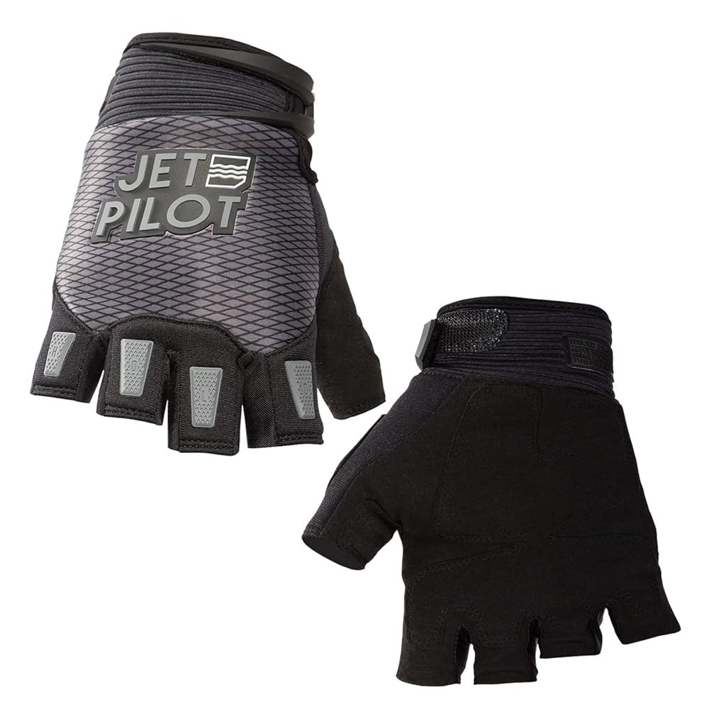 Jetpilot Hold Fast Short Finger - 세일링, 보딩, 공예 수상 PWC 제트 스포츠 스탠드업 스키, 다이빙, 개인 카약, 고강도 카이트보딩, 장갑 윈드서핑, - 상품 이미지