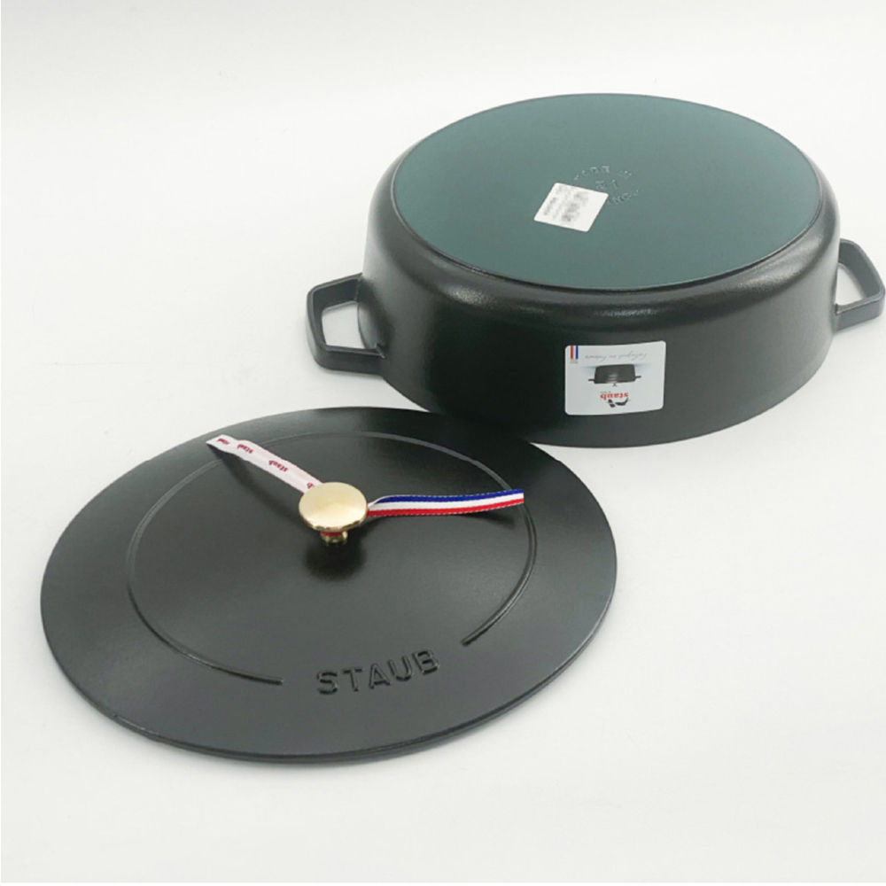 스타우브 STAUB 타원형 아시아볼 31cm 블랙 164093123-B 프랑스 B품 이미지 6