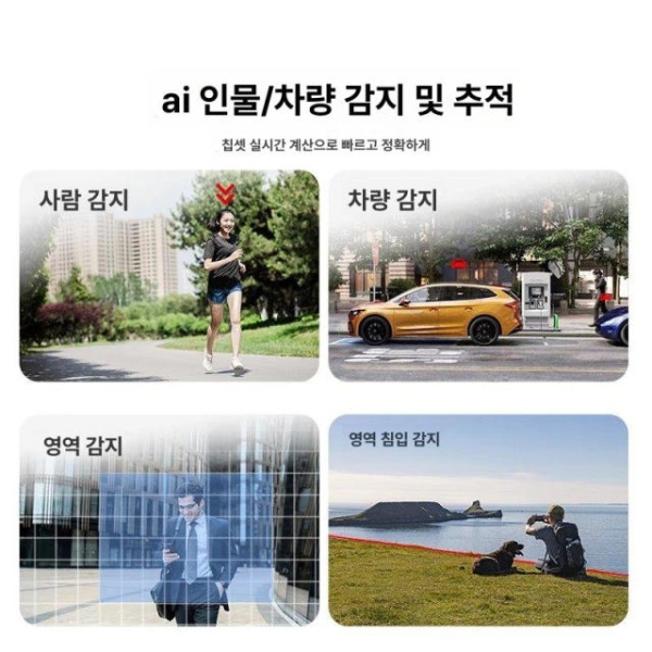 최첨단 실외 보안 카메라 WiFi 듀얼 렌즈 실시간 모니터링 적외선 감시 매장 15일 루프 녹화 3mp WiFi 듀얼 렌즈 15일 루프 녹화 3mp - 상세 이미지 4