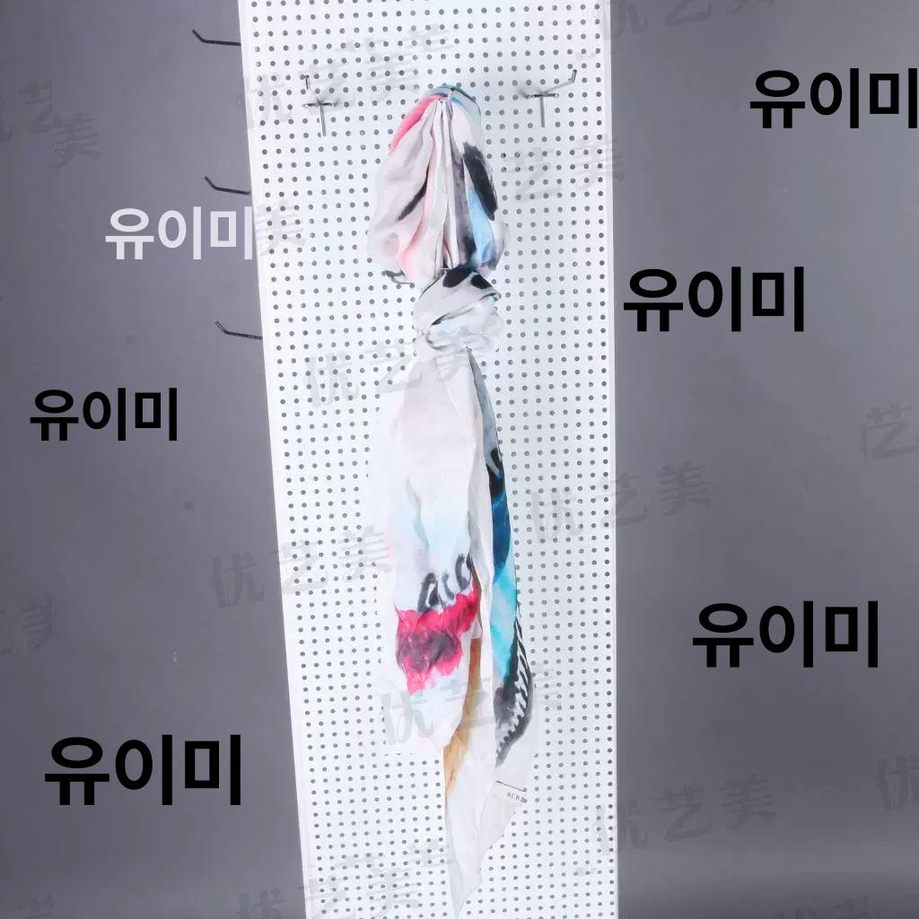 이동식 진열대 바퀴형 판매대 회전 타공판 거치대 사각 180cm 3면 - 상세 이미지 5