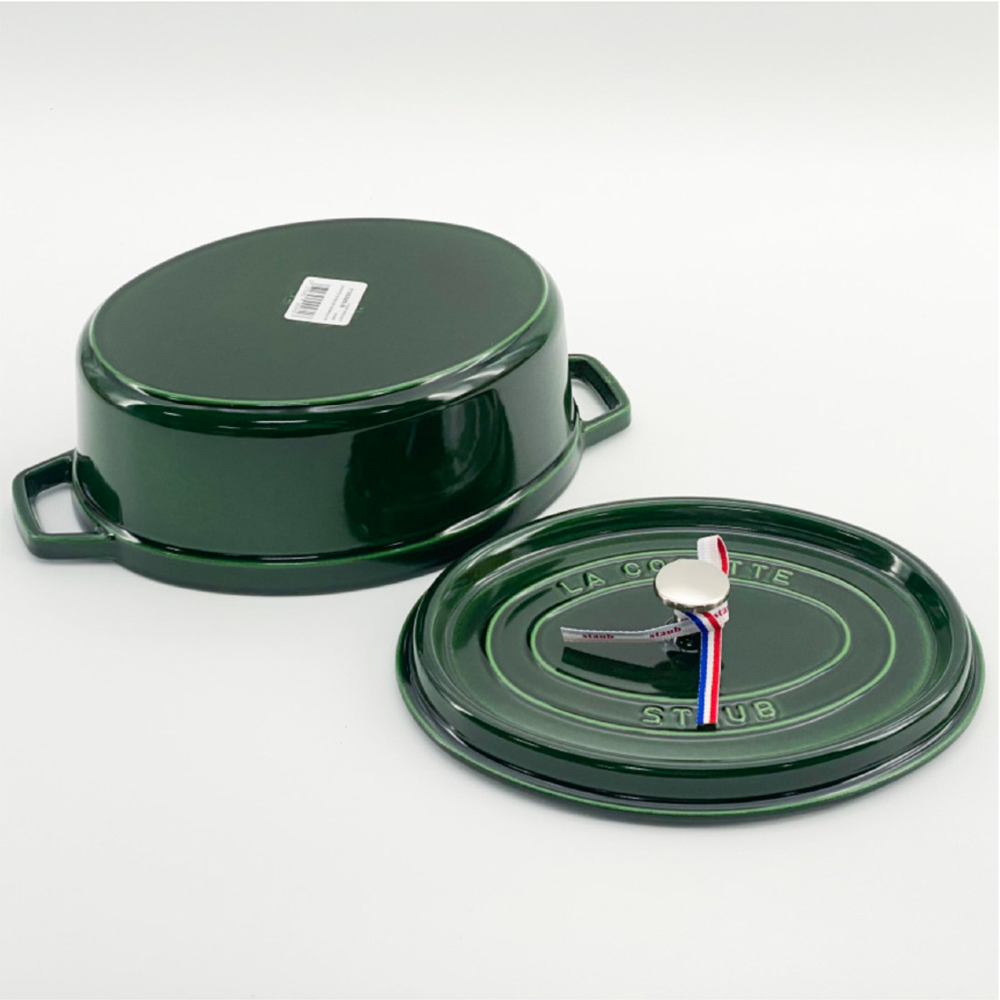 스타우브 STAUB 오벌 꼬꼬떼 29cm, 바질그린 11092985-B 프랑스 B품 - 상세 이미지 3